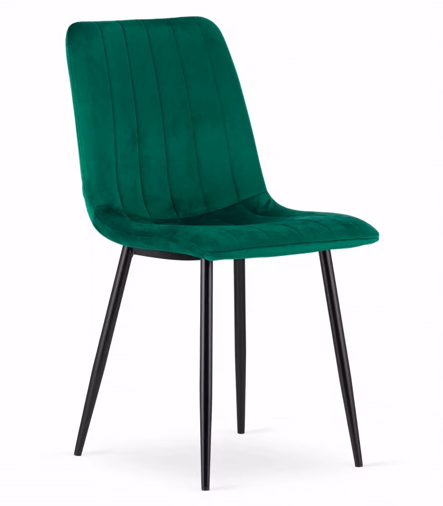 Set di 3 sedie Valora Jewa in velluto con design ergonomico e struttura in metallo, disponibili in verde, blu o nero – 2