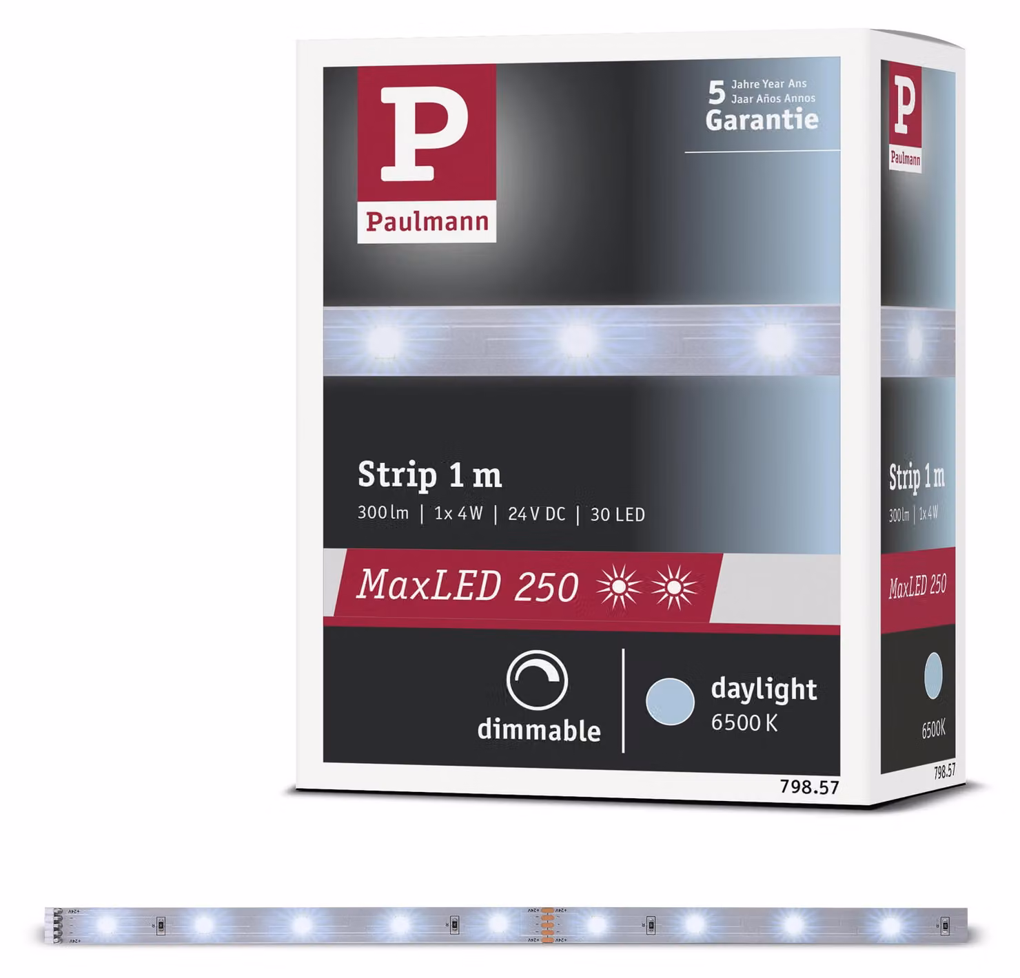 Paulmann MaxLED 250, striscia LED, luce bianca diurna, estensione