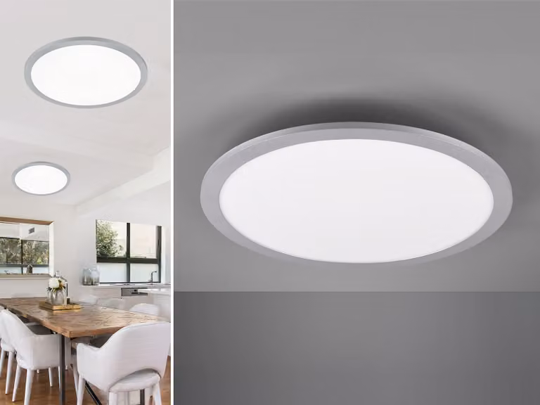 Plafoniera a LED TIBERIUS Titan Panel Ø40 cm, 5 cm ultra sottile