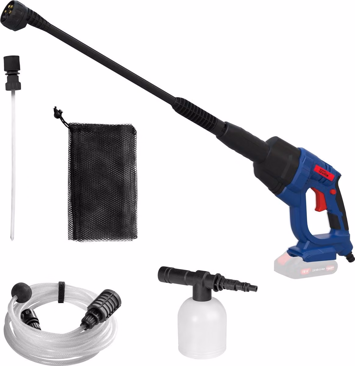 Güde DR 18-0 Idropulitrice a batteria Idropulitrice mobile senza batteria/caricabatteria Dispositivo Solo