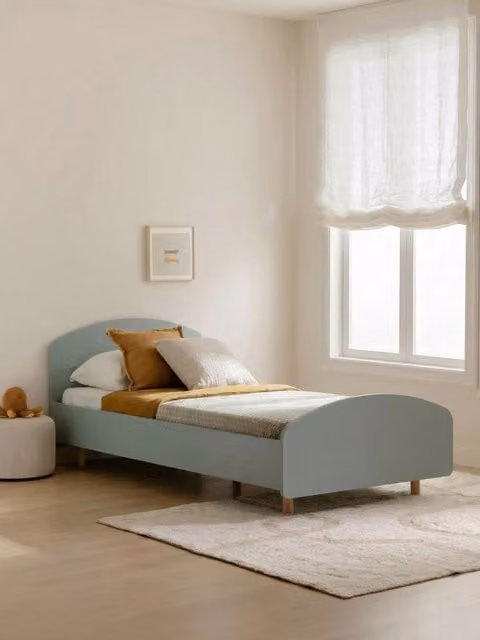 Letto rotondo Fiordo Kenay Home blu per bambini