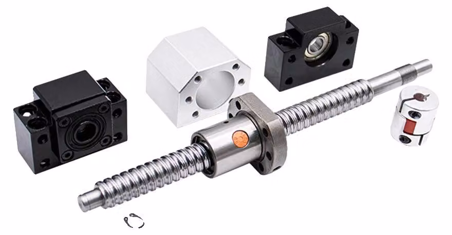Set di viti a ricircolo di sfere, classe di precisione C7, compatibile con fresatrici CNC, SFU1605 KIT, 1500 mm