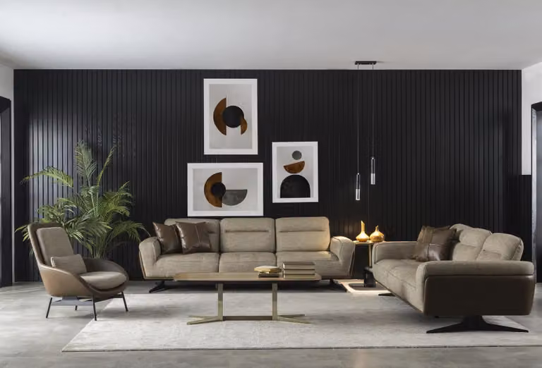 Sofagarnitur 4+1 Sitzer Couchtisch 3tlg. Couch Polster Sitzgarnitur Möbel