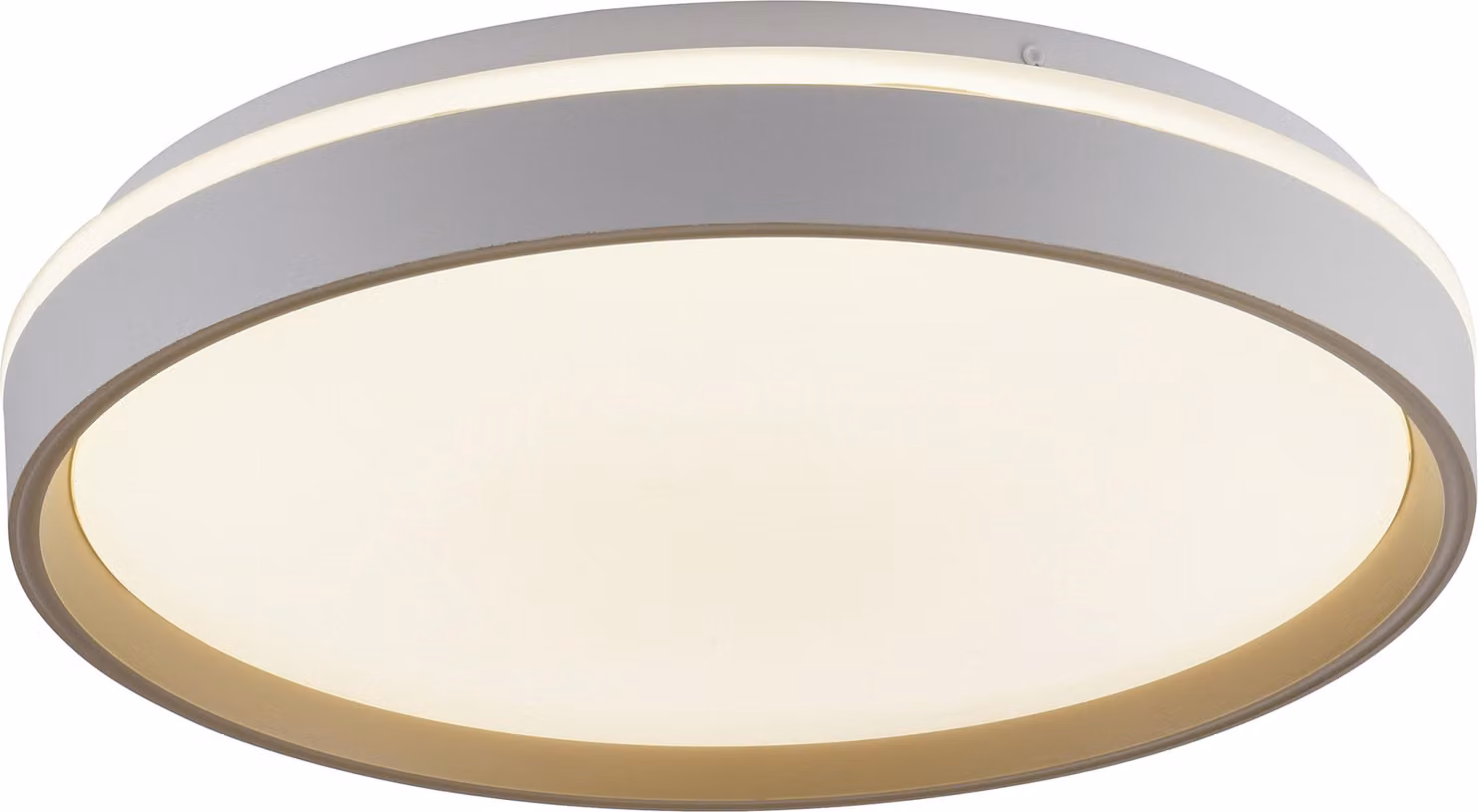 JUST LIGHT, plafoniera a LED, modello 14277-39, 20W, temperatura di colore regolabile, 2700 lumen, grado di protezione IP20, colore bianco/beige