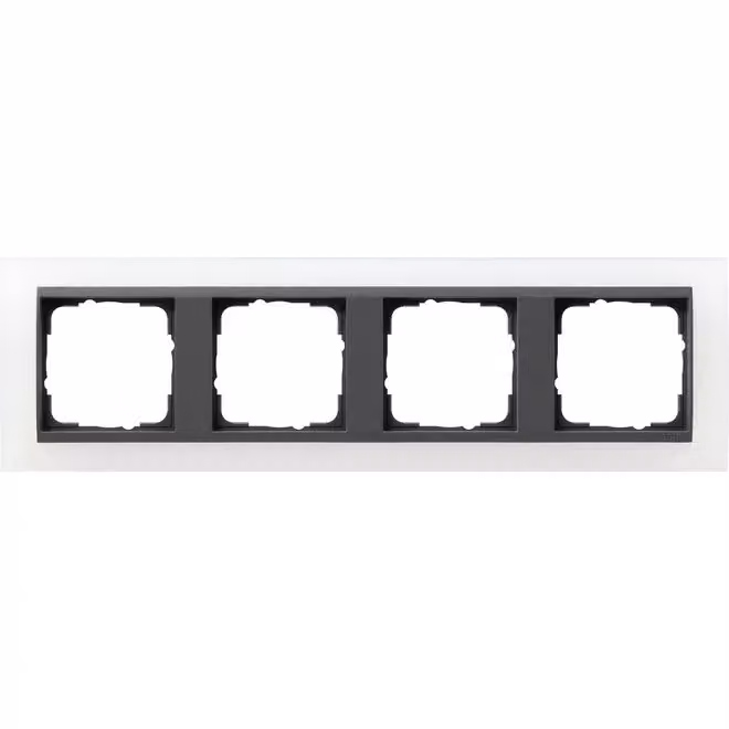 Gira cover frame 4f intermedio r. AN Gira Event bianco opaco 021424
