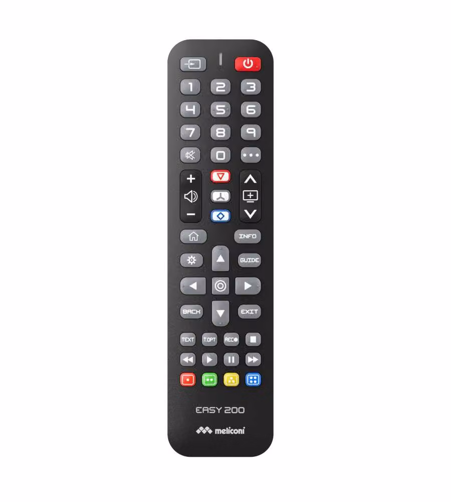 Meliconi Telecomando Universale Easy 200 per TV LG Nero - Pronto all'uso
