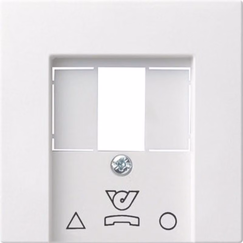 Gira 026003 Copertura per sistema TDO 55, bianco puro