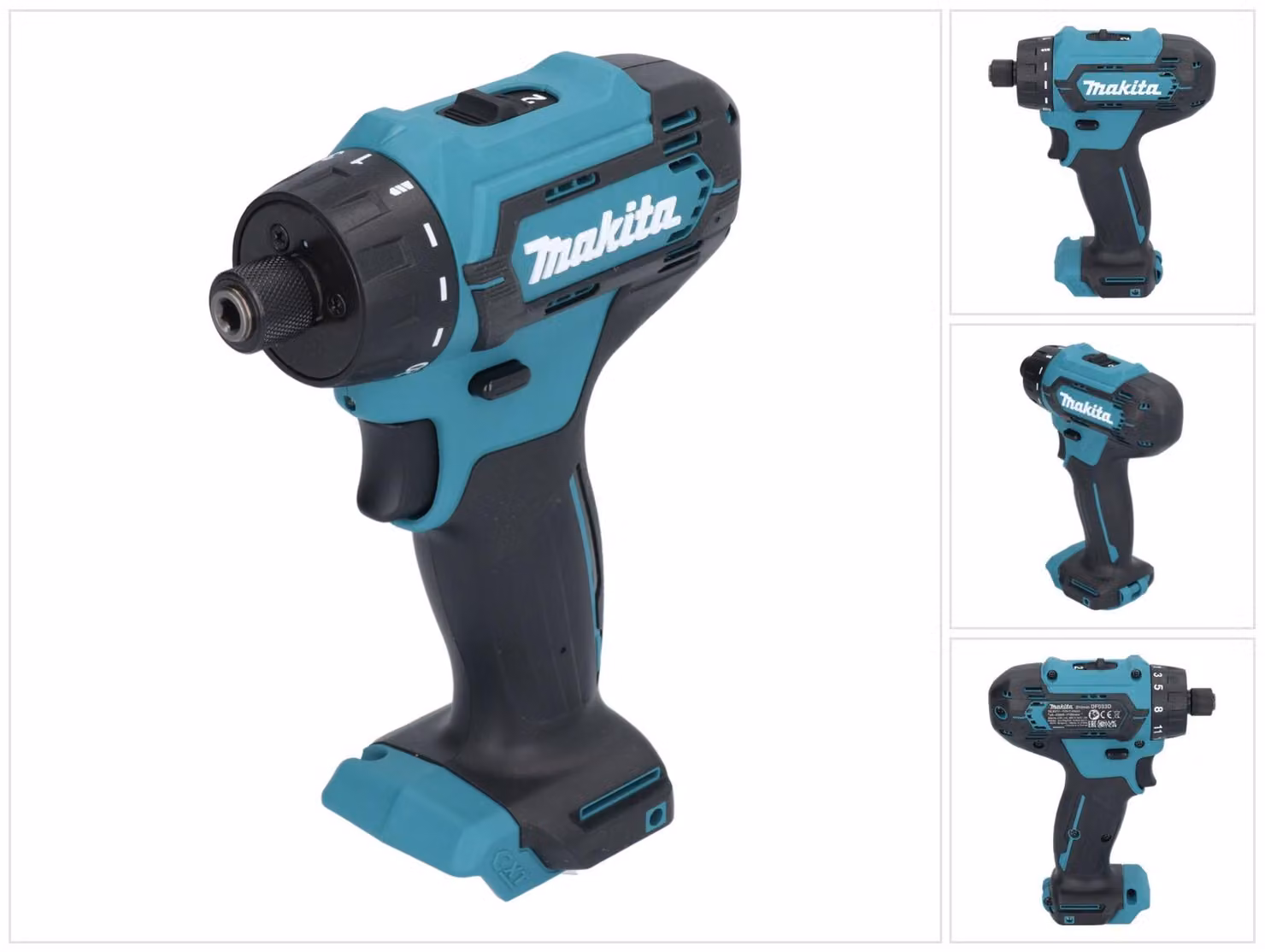 Trapano avvitatore a batteria Makita DF 033 DZ 12 V max. 30 Nm 1/4" Solo - senza batteria, senza caricabatterie