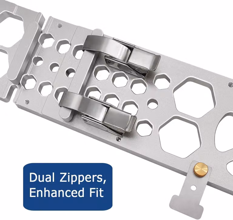 Support angolare per guida lineare - 340 mm - 90° - Piastra di posizionamento - Per sega circolare - Tagli dritti - Argento