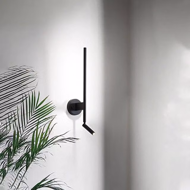 Applique Moderna Ramon Perenz in Metallo Nero con LED 12W 3000K Luce Up and Down – 1
