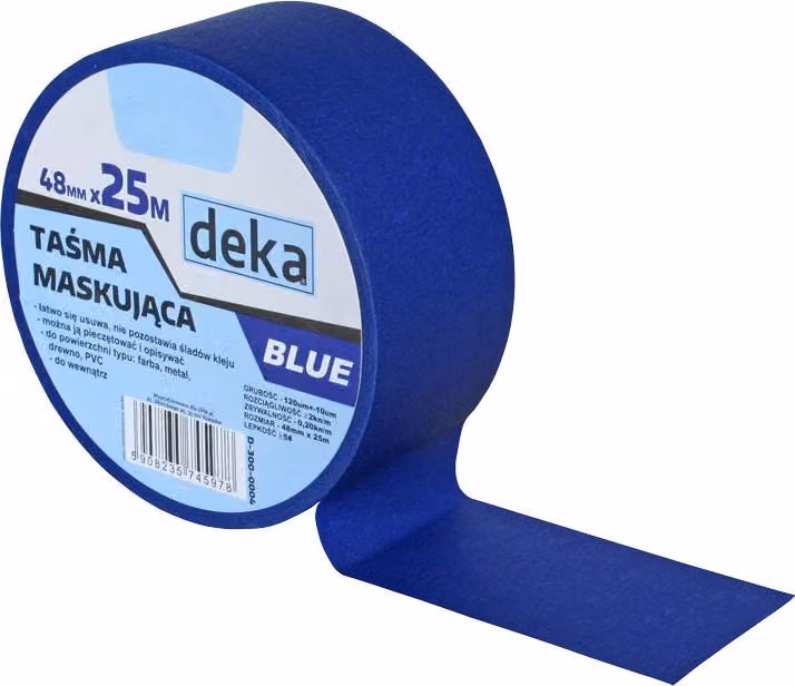 Nastro da pittore, blu, 48 mm x 25 m - D-300-0004
