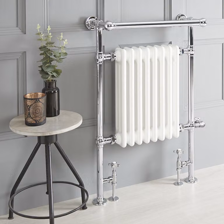 Scaldalviette Misto Bianco Elizabeth - 930 x 620mm - Scelta di Termostati