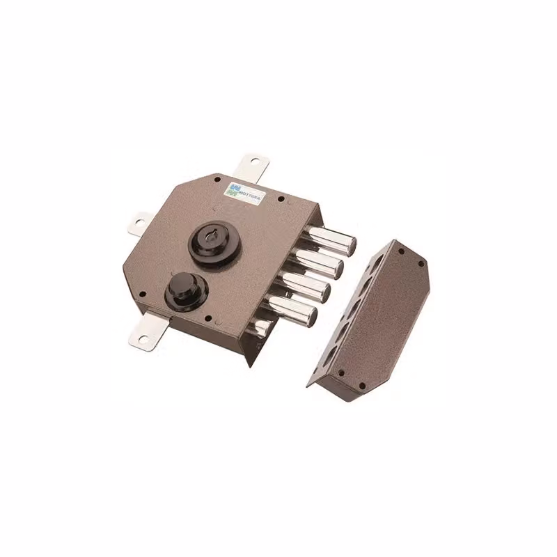 Serratura a pompa sinistra Mottura con scrocco a 5 mandati ed entrata 60 mm – 2
