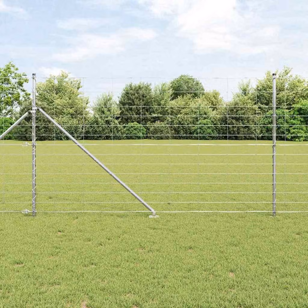 Maison Exclusive - Palo della recinzione Zincato 25 x 1,4 m Acciaio
