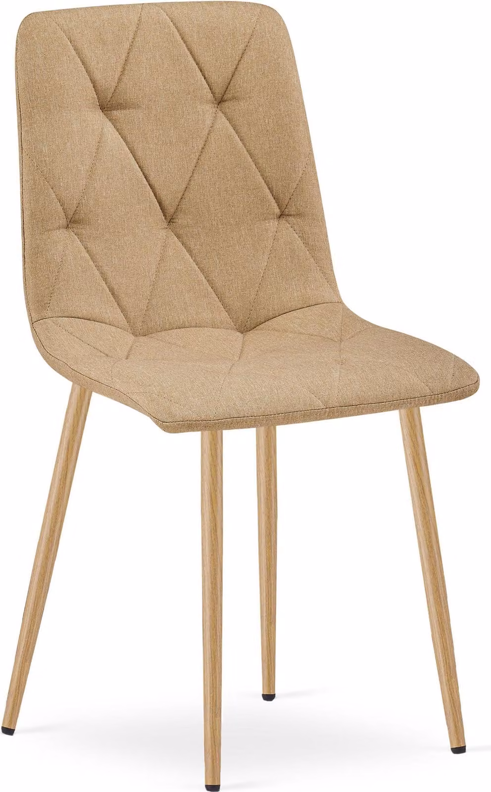 Sedia LIBRA - materiale marrone/gambe in legno x 1