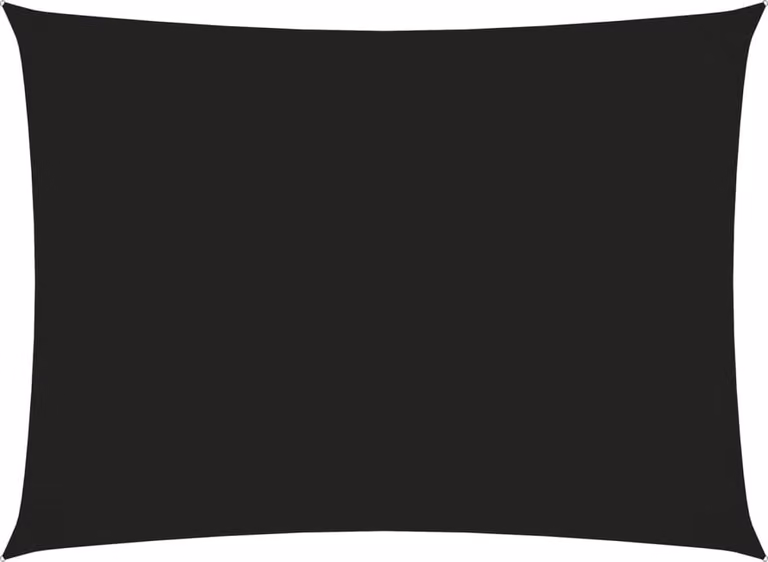 Parasole a Vela Oxford Rettangolare 3x4,5 m Nero