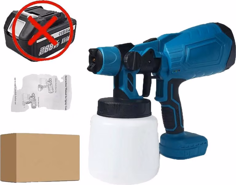 Erogatore di vernice, alta performance, erogazione regolabile, senza batteria, colore blu