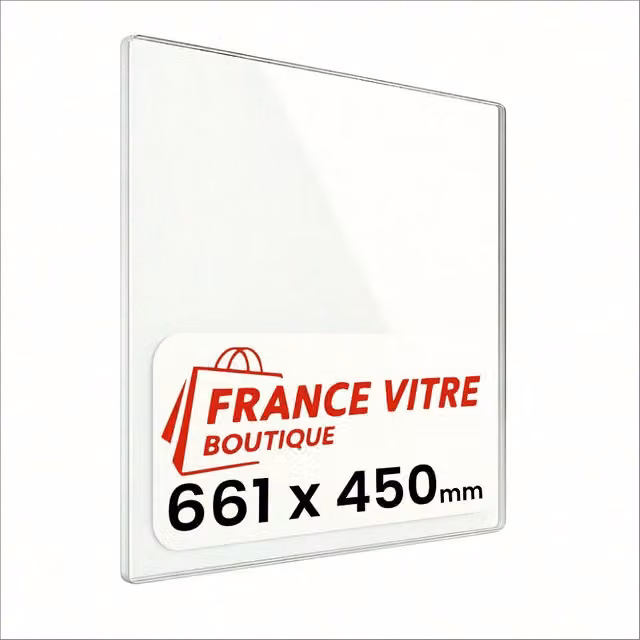 Vetro di ricambio per stufa a legna e caminetto Supra modello 150a, resistente al fuoco, L: 66,1 cm x P: 45 cm x H: 0,4 cm – 1