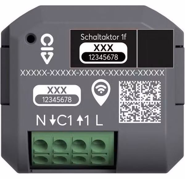 BUSCH JAEGER BJ 62811 U-WL Schaltaktor 1-fach UP Wireless (2CKA006710A0032)
