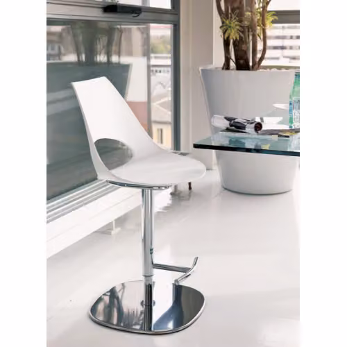Sgabello Shark girevole e moderno da cucina Bontempi Casa
