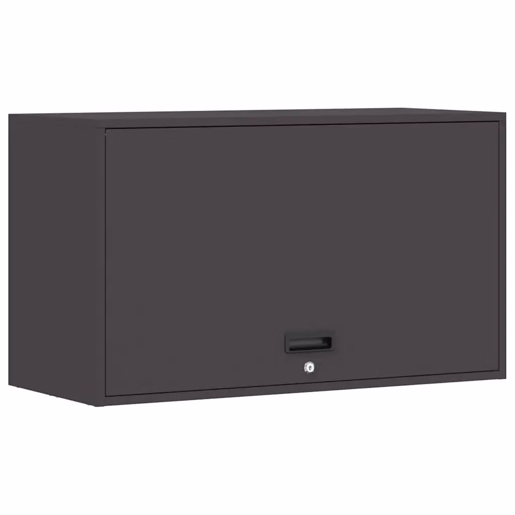 Armadio a muro vidaXL per garage in stile industriale nero L: 90 cm, P: 40 cm, H: 53 cm – 2