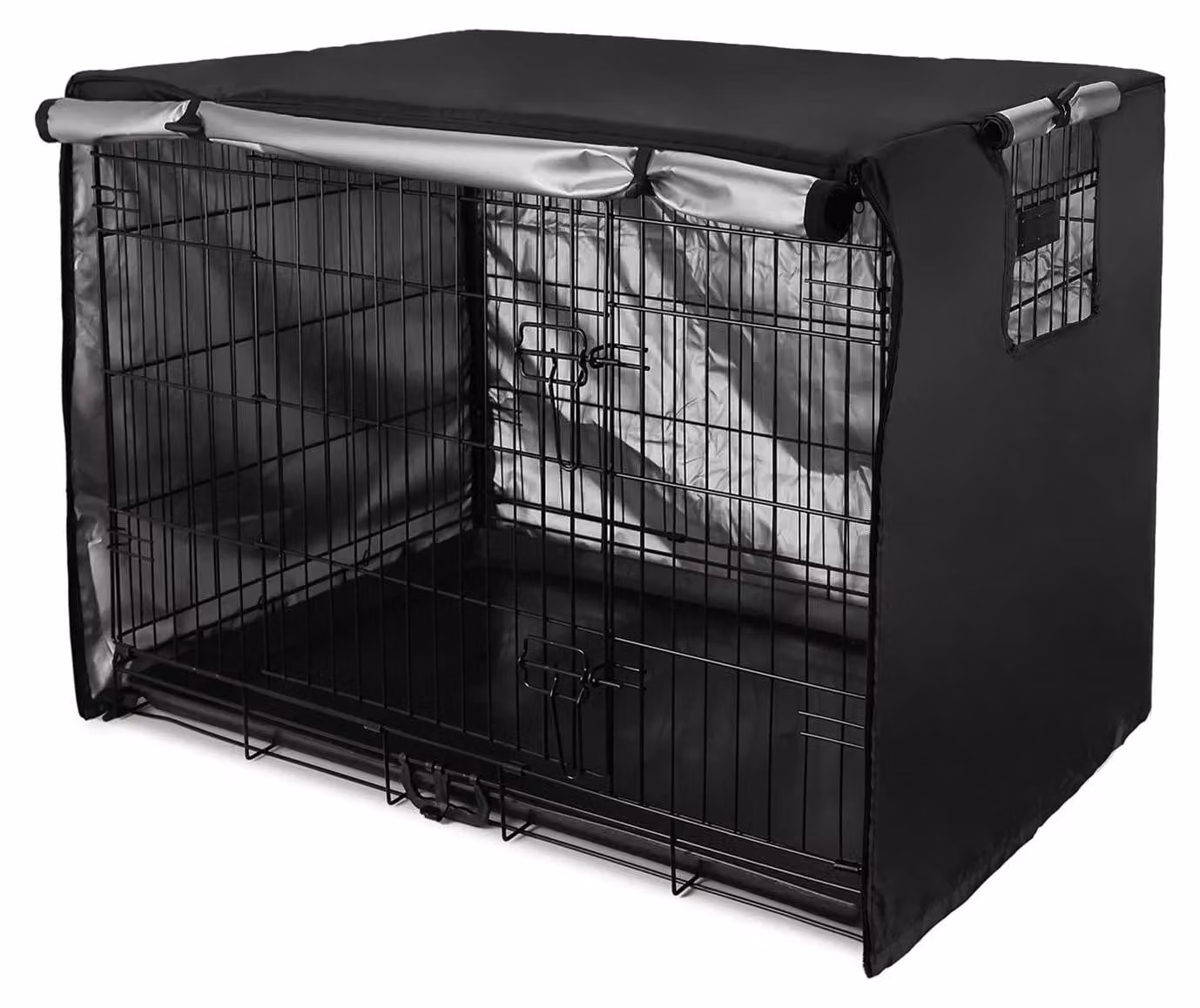 Copertura per cucce da esterno, adatta a gabbie in metallo - 124,5 x 79 x 84 cm