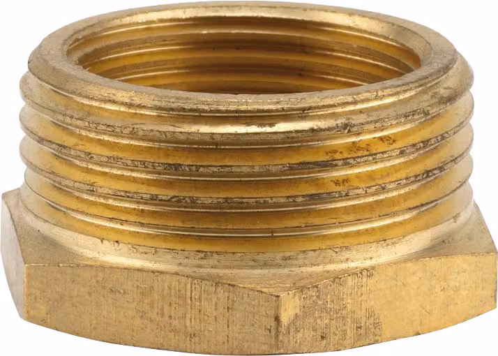 Riduttore in ottone 33,3 mm (G1") > 26,5 mm (G 3/4")