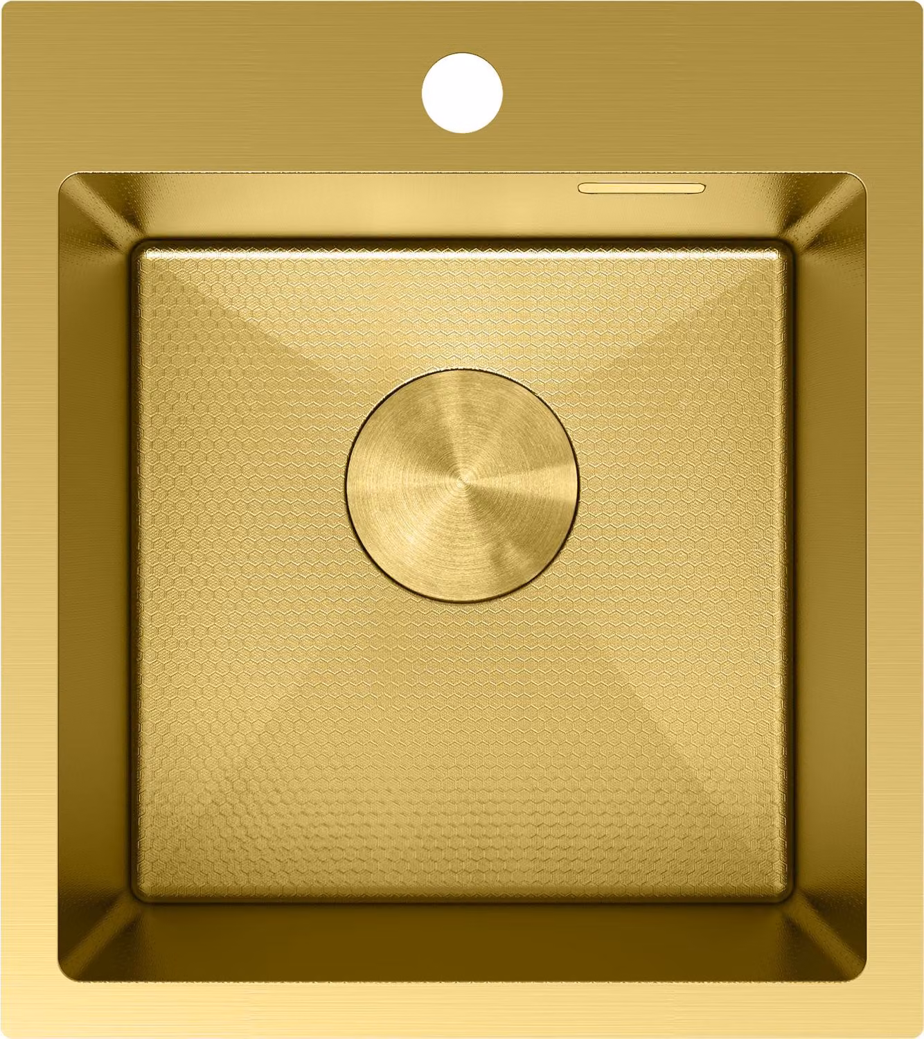 Mexen Solix lavello in acciaio inox monocamera 400 x 450 mm, oro HC - 6401401000-55HC
