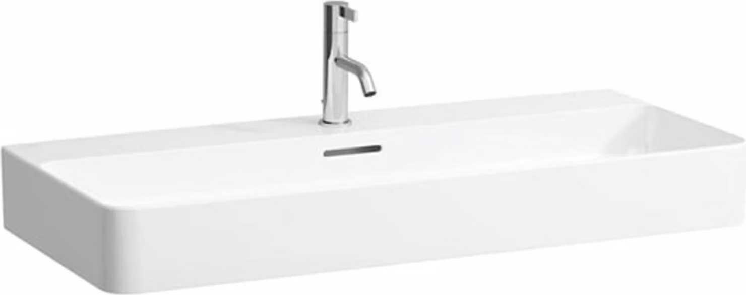 LAUFEN VAL lavabo à poser, 1 trou pour robinet, avec trop-plein, US fermé 950x420mm, H8162874001041, H8162874001041