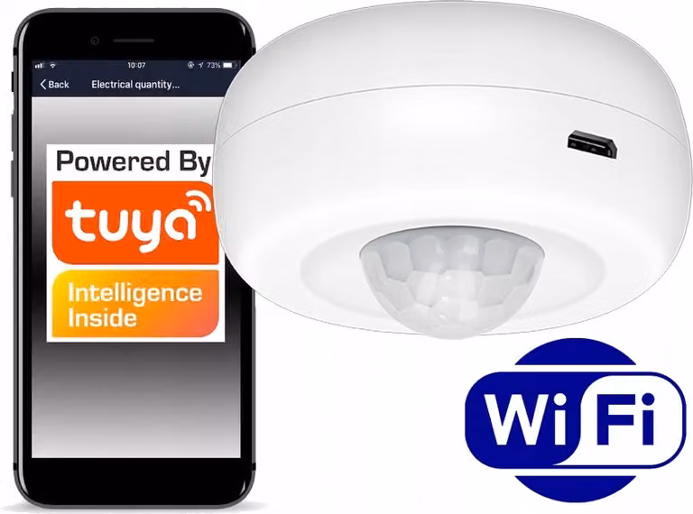 Rilevatore di movimento e luce PIR LUX WiFi TUYA