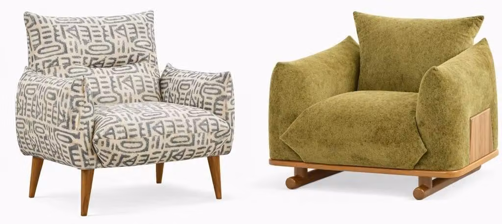 Luxuriöse Couchgarnitur Beige Polstersofas Edler 2-Sitzer Dreisitzer
