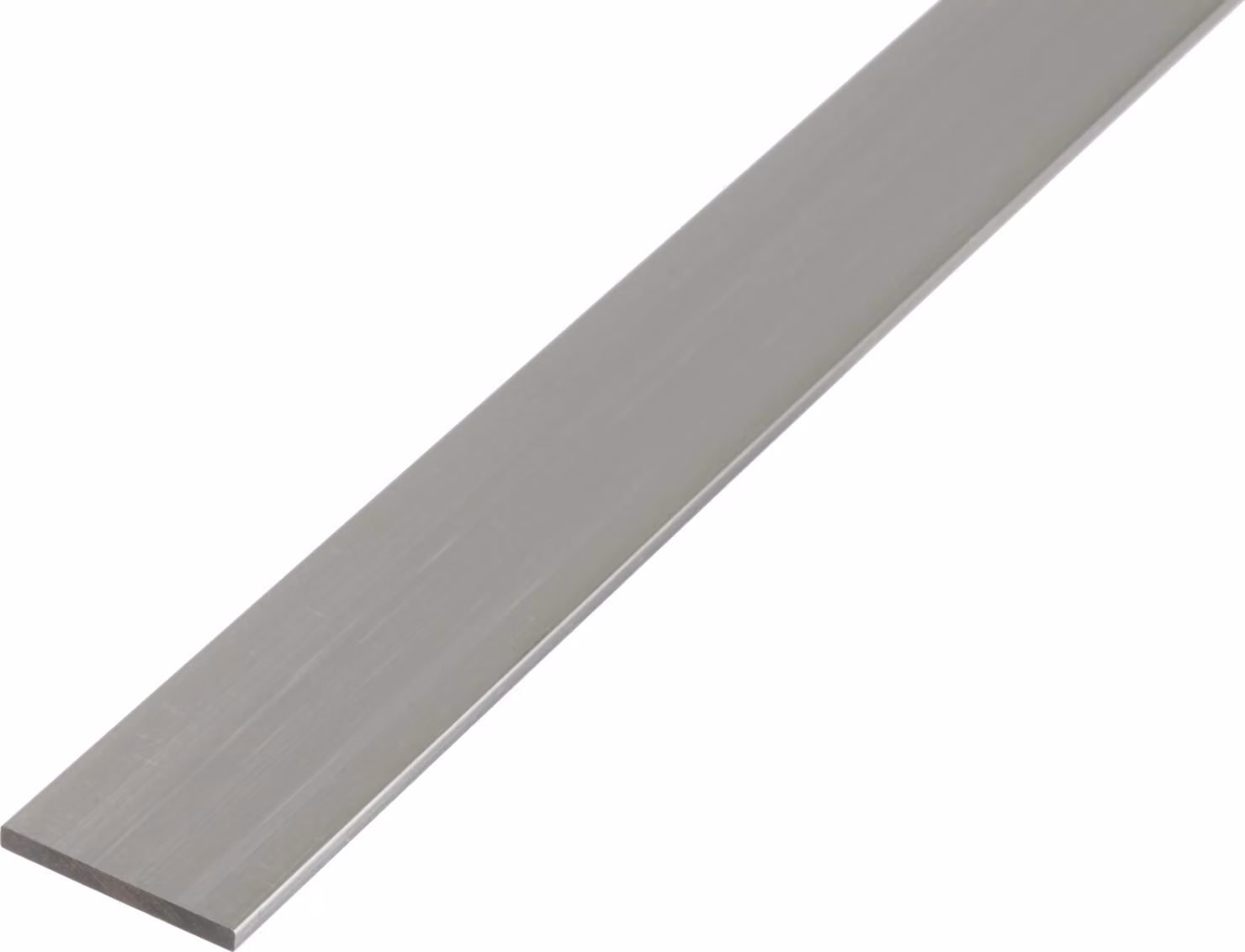 Alberts 497460 Barra piatta, alluminio, naturale, 1000 x 40 x 3 mm, set da 3