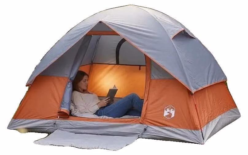 Tenda, impermeabile, leggera, arancione