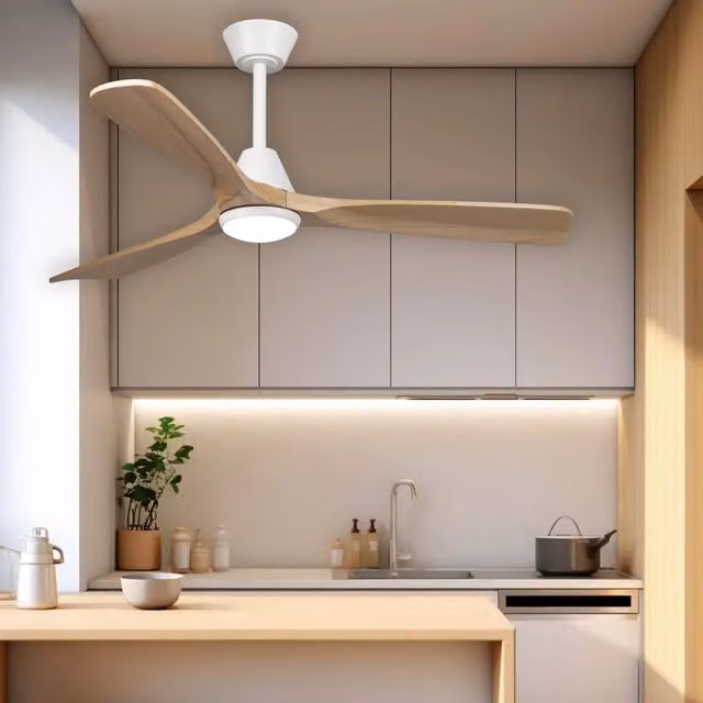 LÚZETE - VENTILATORE LED 18W 3 PALE MOTORE DC JARETH