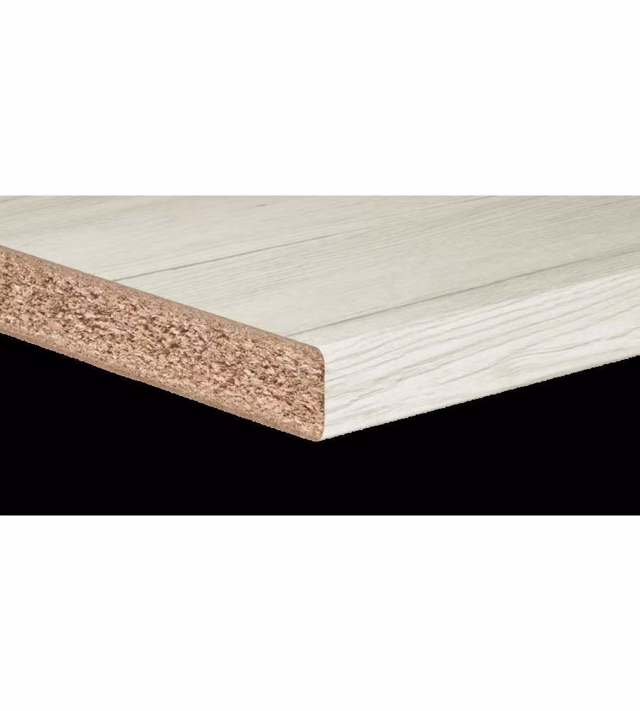 Kimono top cucina rovere bianco 2040x600x38 mm laminato HPL resistente