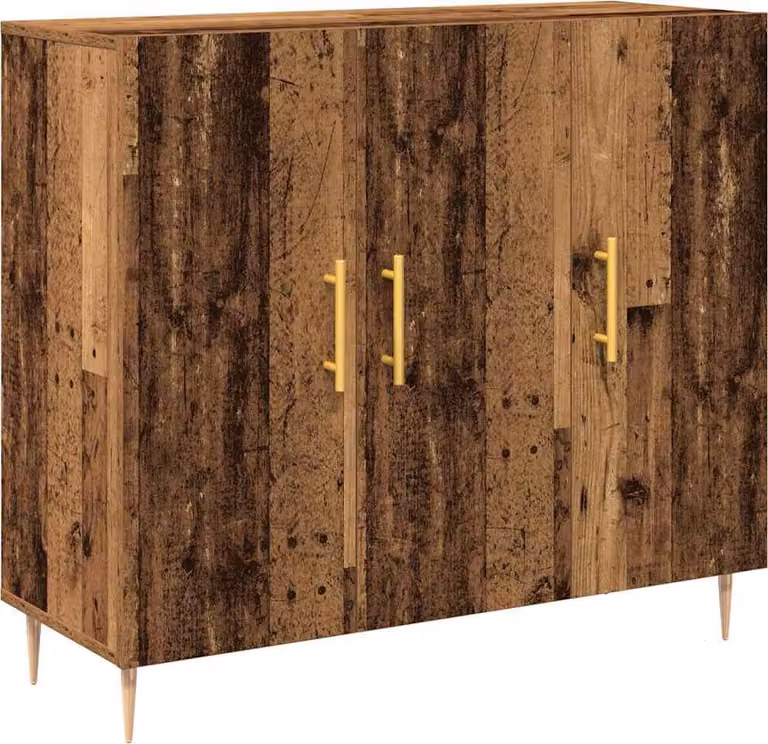 Credenza Legno vecchio 90 x 34 x 80 cm Legno multistrato
