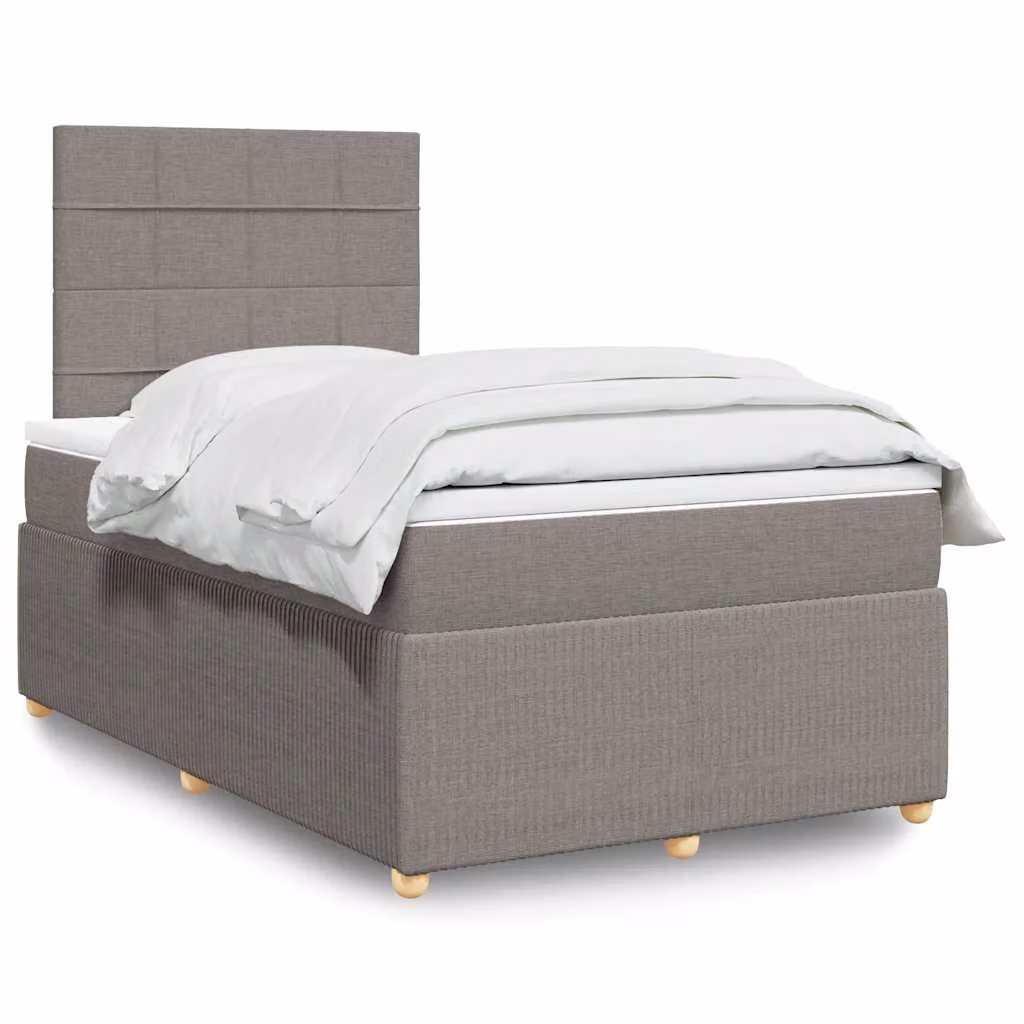 vidaXL Letto Ibrido con Materasso in Tessuto, L/P/H: 120 x 200 x 150,5 cm