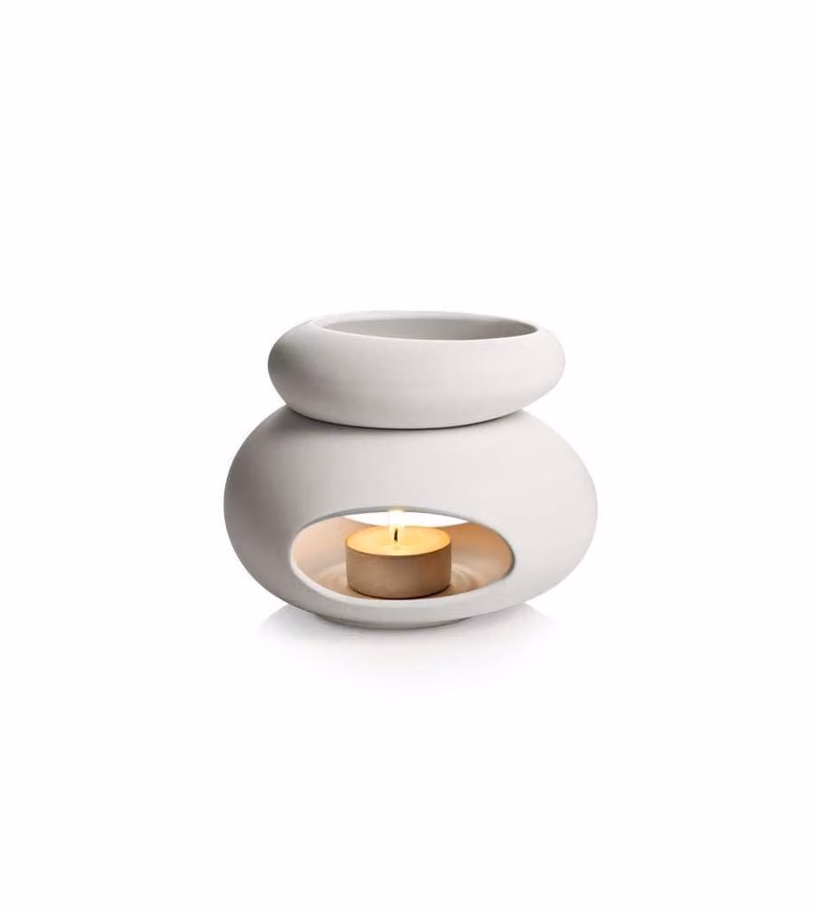 Tescoma Diffusore Olio Ceramica Smaltata Bianco 14x13 cm Aromaterapia