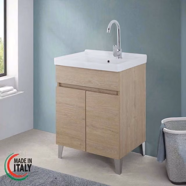 LAVATOIO 60X46,8XH81CM ROVERE DOLOMITE