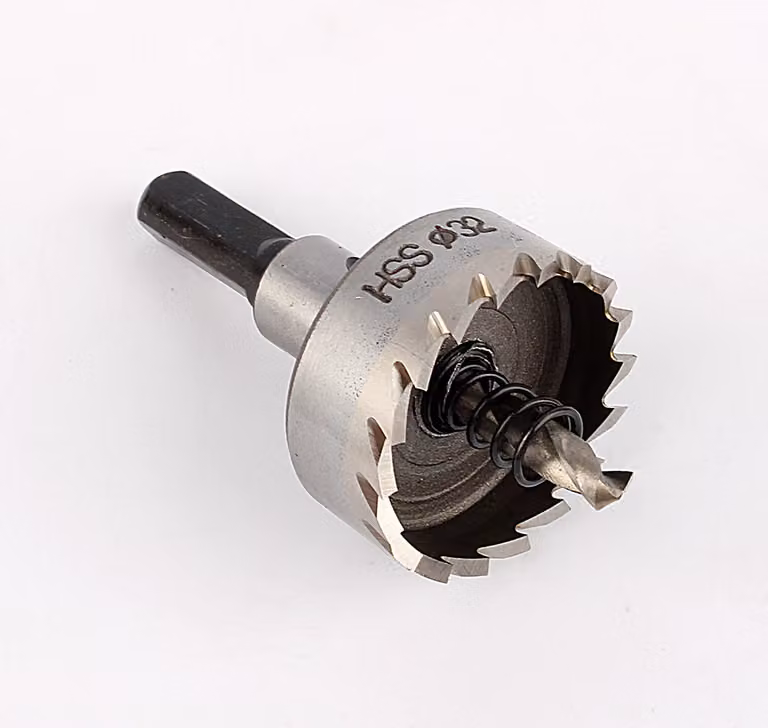Punta da trapano in acciaio inox in metallo per uso intensivo strumento sega a tazza 32 mm