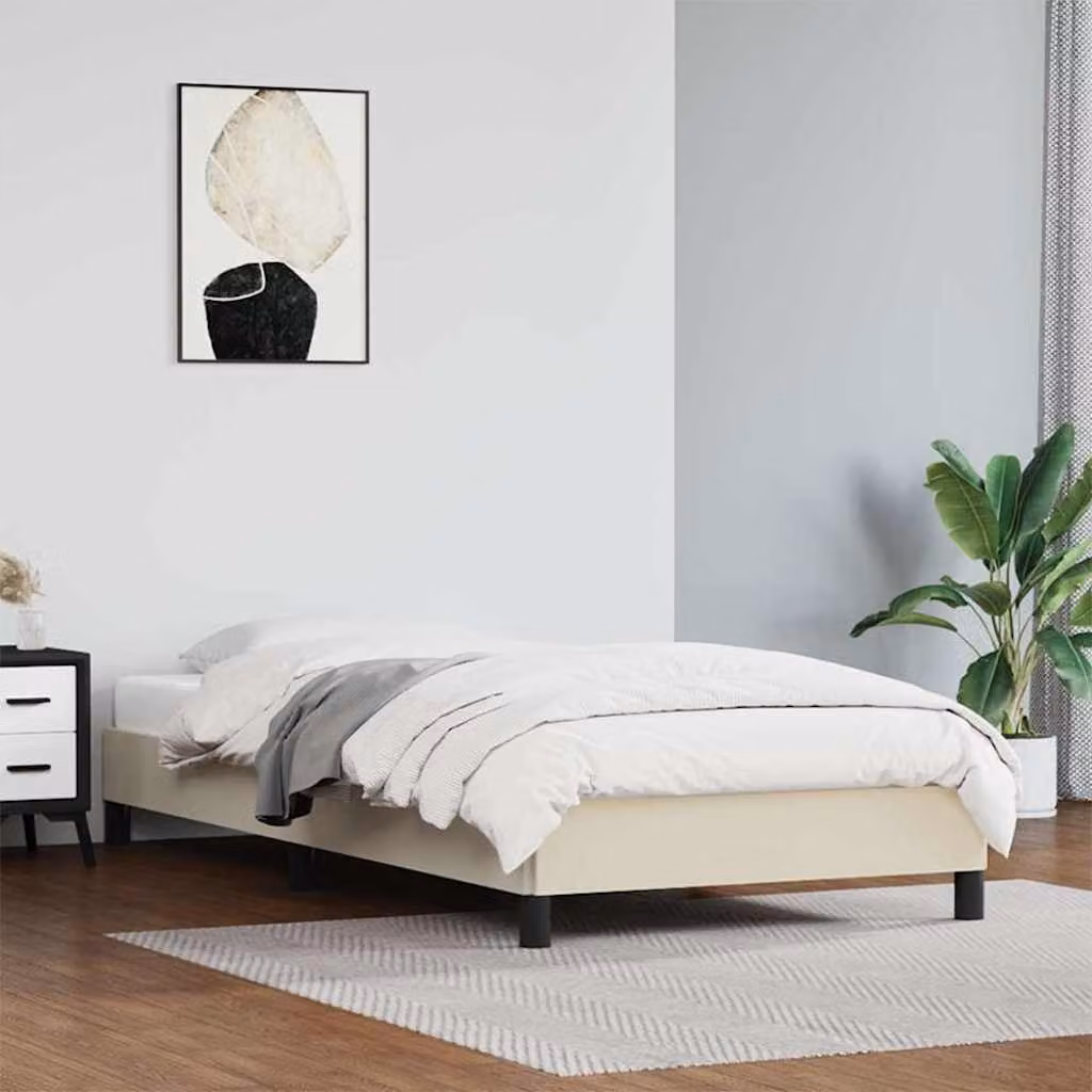 Giroletto vidaXL in similpelle beige per adulti L/P/H: 100 x 200 x 25 cm