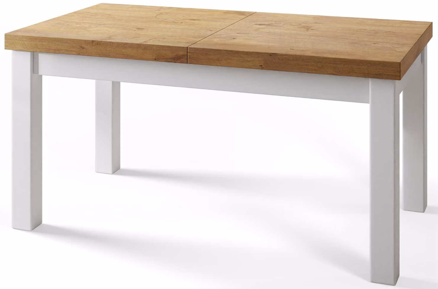Tavolo Rettangolare per Sala da Pranzo Classico, Allungabile, Dimensioni: 120-160 cm, Lancelot