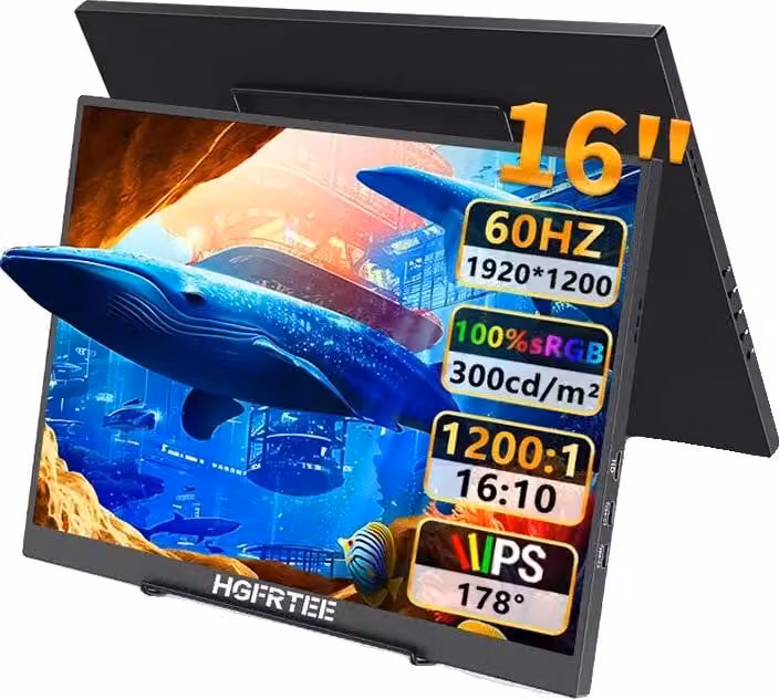 Monitor portatile, 100% sRGB, funzioni di protezione degli occhi, B160-SPF06L1