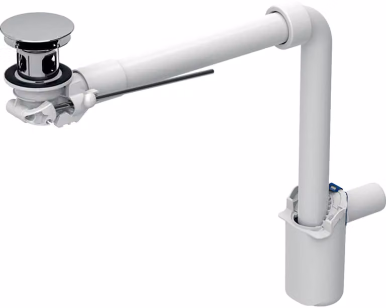 Geberit vidange de lavabo/siphon de chambre pour un robinet à colonne, 152.072.21.1, 152.072.21.1
