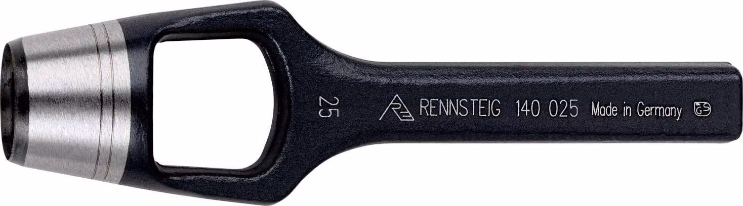 Rennsteig Henkellocheisen Ø 25 mm Locheisen Lochstanzer Stanzer 1400250