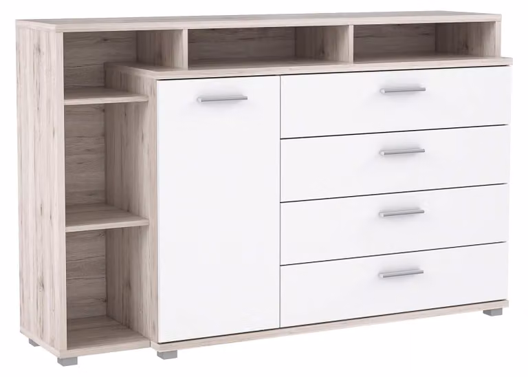 FORTE - Credenza Beach con 4 cassetti e 1 anta