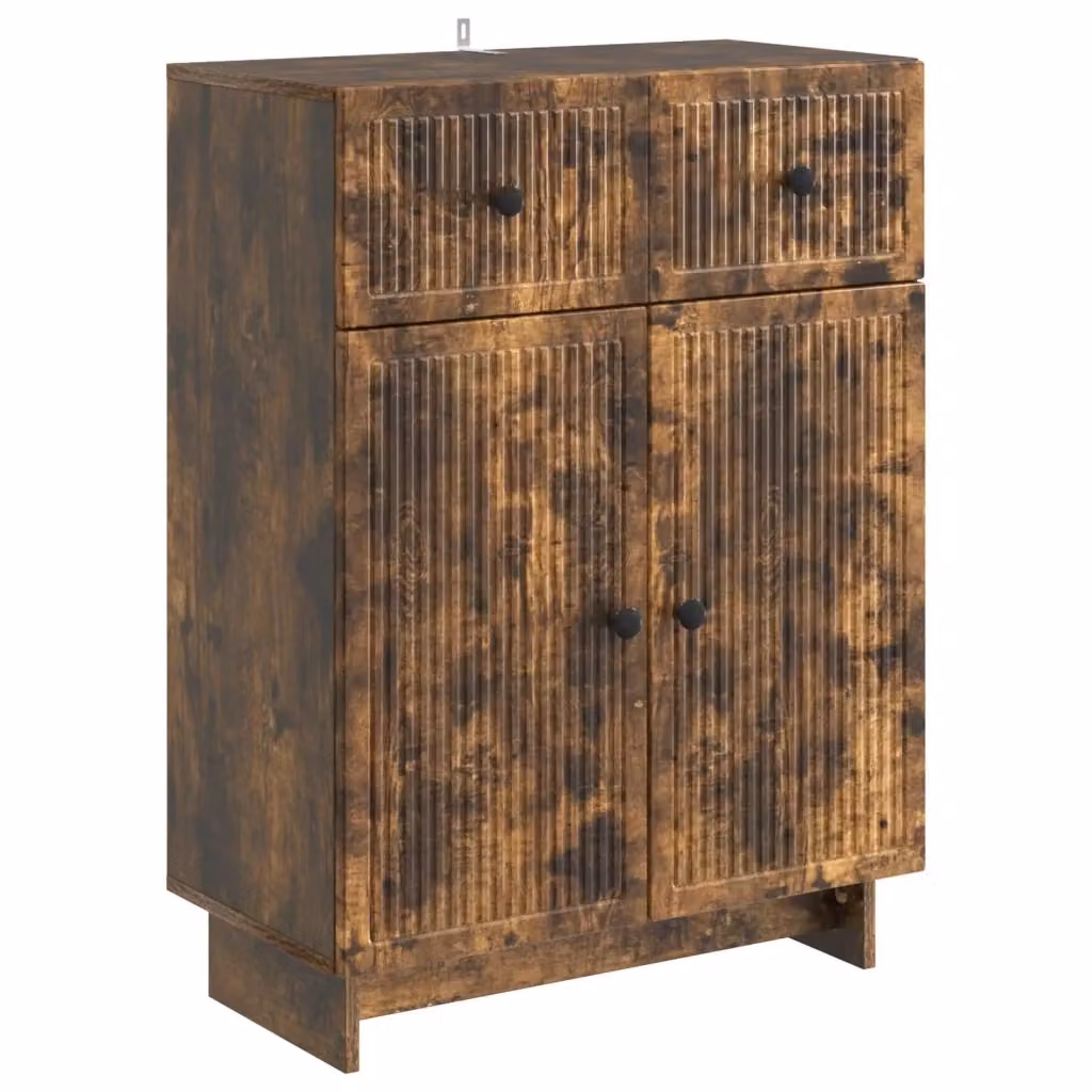 Credenza Buffet Design In in Rovere Fumo, L: 66 cm, P: 34,5 cm, H: 90 cm – 2
