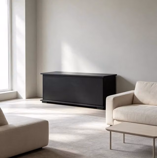 Panca contenitore nera 100 x 40 x 40 cm con coperchio ribaltabile