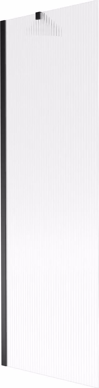 Mexen Next paratia per vasca da bagno a 1 anta 60 x 150 cm, righe, nero - 895-060-000-00-09-70