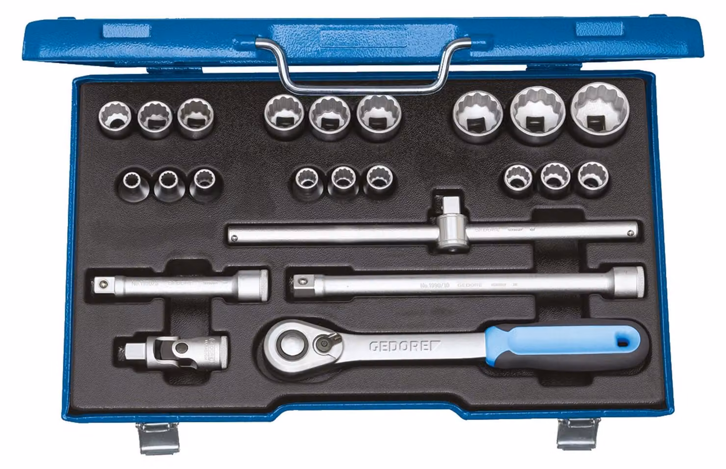 Set di chiavi a bussola da 1/2" (23 pezzi) D19 EMU-20 Gedore | 4010886930250